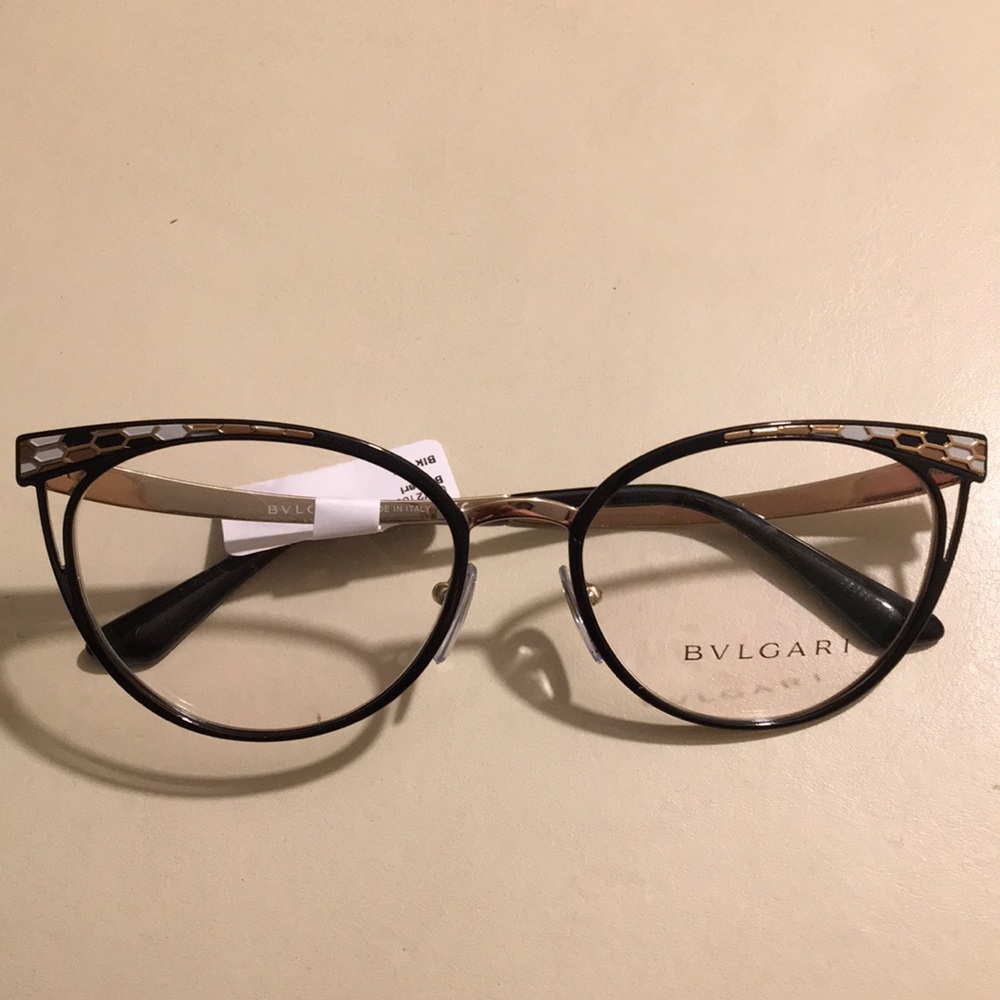 100% authentic bulgari prescription glasses